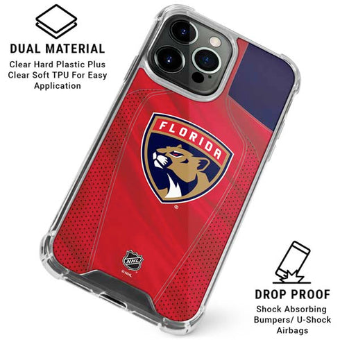 NHL Florida Panthers Jersey iPhone 16 Pro Clear Case